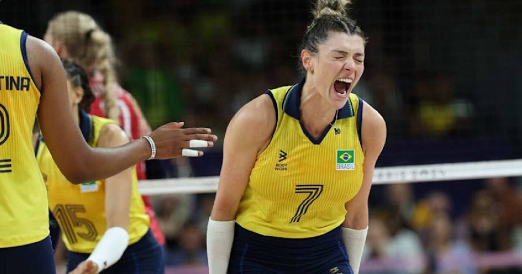 Seleccion de Brasil femenina de voley.
