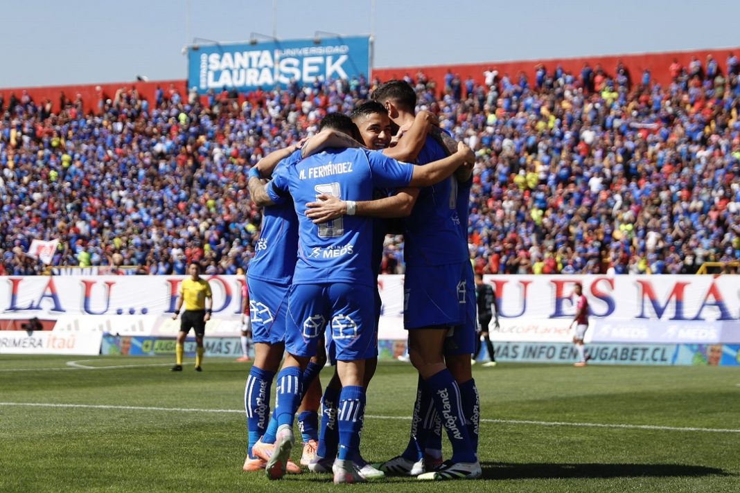 Jugadores de la U de Chile.