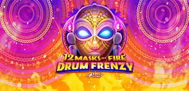 12 Masks of Fire Drum Frenzy Novibet