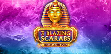 3 Blazing Scarabs Hold and Win Novibet