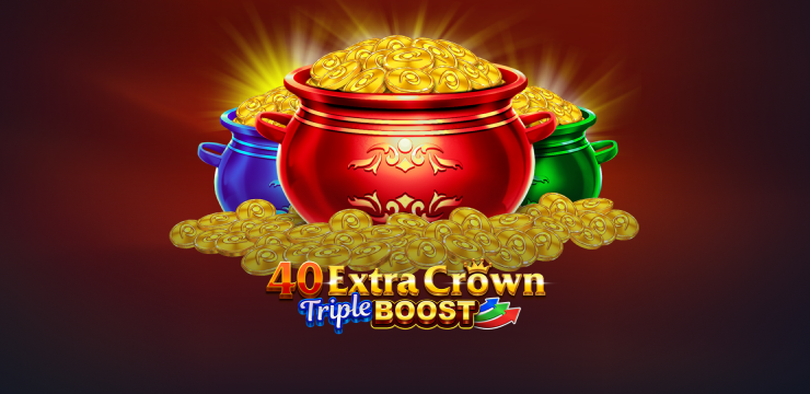 40 Extra Crown Triple Boost Golden Coins Link Novibet