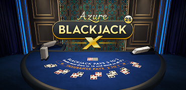Blackjack X 25 Azure Novibet