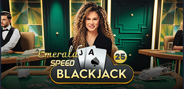 Speed Blackjack 25 Emerald Novibet