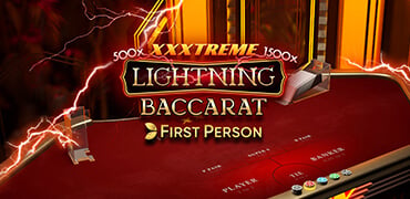 First Person XXXtreme Lightning Baccarat Novibet