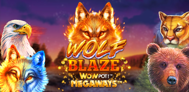 Wolf Blaze WOWPOT Megaways Novibet